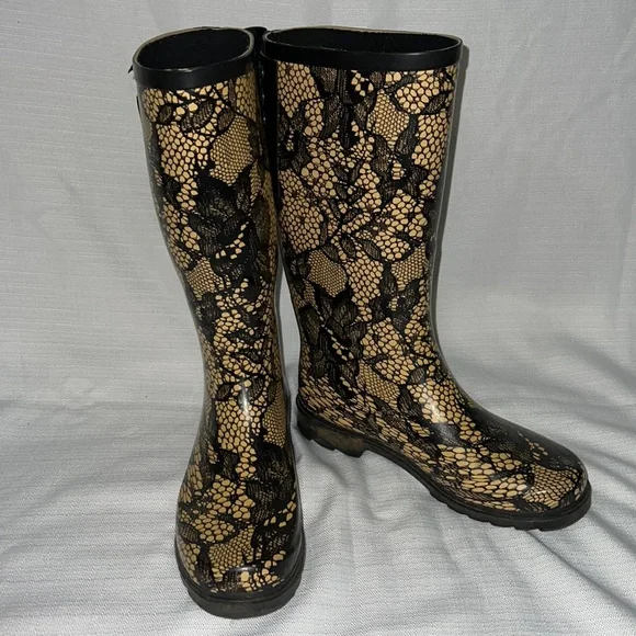 Henry Ferrera Laced Rain Boots - Picture 2 of 4